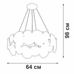 Подвесная люстра Vitaluce V5801 V5801-8/6S в Снежинске - snezhinsk.mebel24.online | фото 7