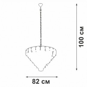 Подвесная люстра Vitaluce V58340 V58340-8/25 в Снежинске - snezhinsk.mebel24.online | фото 3