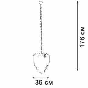 Подвесная люстра Vitaluce V58471 V58471-8/5 в Снежинске - snezhinsk.mebel24.online | фото 5