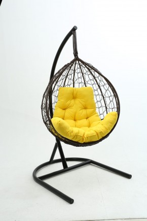 Подвесное кресло Бароло (коричневый/желтый) в Снежинске - snezhinsk.mebel24.online | фото
