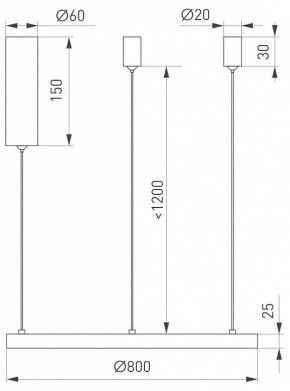 Подвесной светильник Arlight CONGO 046248 в Снежинске - snezhinsk.mebel24.online | фото 4