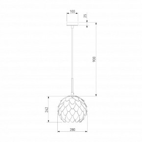 Подвесной светильник Eurosvet Cedro 304/1 в Снежинске - snezhinsk.mebel24.online | фото 4