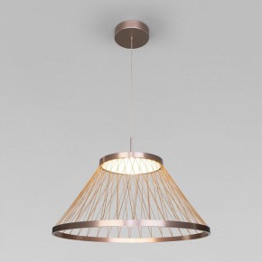 Подвесной светильник Eurosvet Cesta 40017/1 LED коричневый в Снежинске - snezhinsk.mebel24.online | фото 2