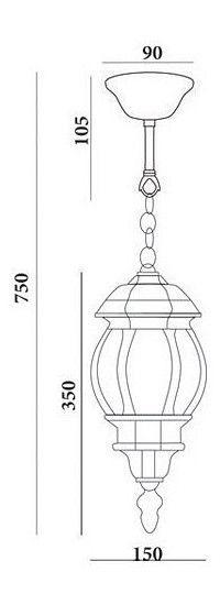Подвесной светильник Feron 8105 11103 в Снежинске - snezhinsk.mebel24.online | фото 4