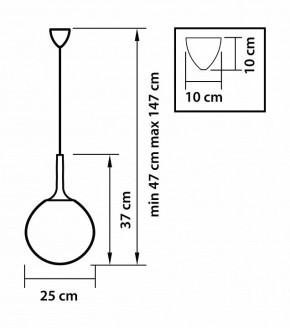 Подвесной светильник Lightstar Globo 813031 в Снежинске - snezhinsk.mebel24.online | фото 3