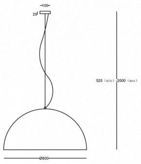 Подвесной светильник Maytoni Dome MOD169PL-05GR1 в Снежинске - snezhinsk.mebel24.online | фото 4