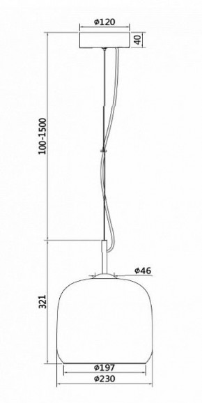 Подвесной светильник Maytoni Madmen MOD128PL-L6AM в Снежинске - snezhinsk.mebel24.online | фото 5