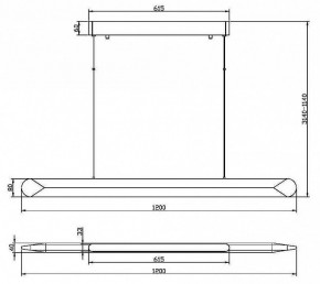 Подвесной светильник Maytoni Motion MOD276PL-L40B3K в Снежинске - snezhinsk.mebel24.online | фото 3