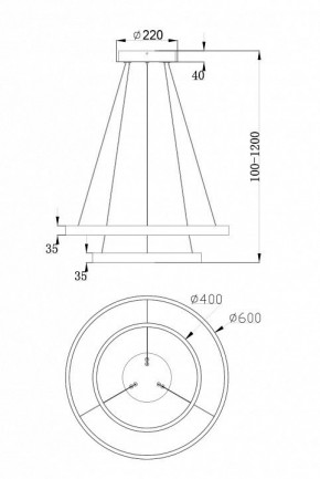 Подвесной светильник Maytoni Rim MOD058PL-L55W4K в Снежинске - snezhinsk.mebel24.online | фото 7