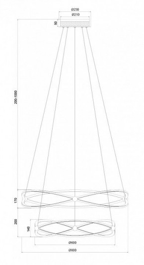 Подвесной светильник Maytoni Weave MOD062PL-L103CH3K в Снежинске - snezhinsk.mebel24.online | фото 9