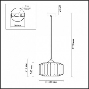 Подвесной светильник Odeon Light Binga 4746/1 в Снежинске - snezhinsk.mebel24.online | фото 6