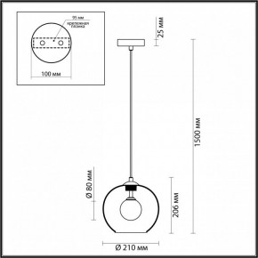 Подвесной светильник Odeon Light Lostar 4955/1 в Снежинске - snezhinsk.mebel24.online | фото 4