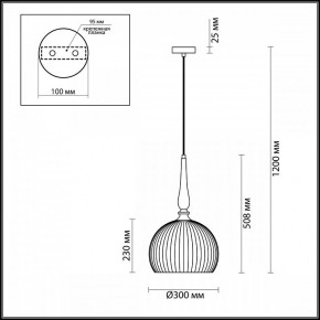 Подвесной светильник Odeon Light Runga 4766/1 в Снежинске - snezhinsk.mebel24.online | фото 7