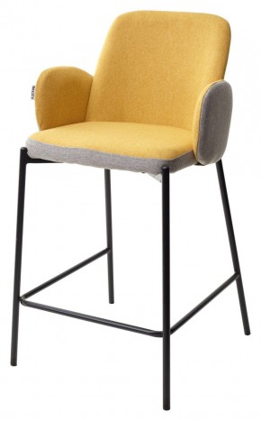 Полубарный стул NYX (H=65cm) VF106 желтый / VF120 серый М-City в Снежинске - snezhinsk.mebel24.online | фото 1