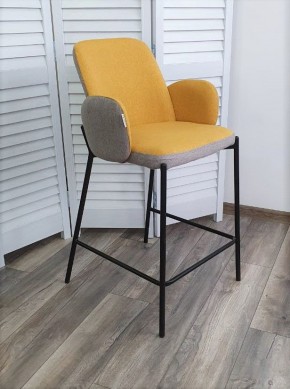 Полубарный стул NYX (H=65cm) VF106 желтый / VF120 серый М-City в Снежинске - snezhinsk.mebel24.online | фото 2
