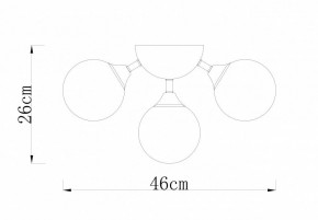 Потолочная люстра Arte Lamp Fobos A2704PL-5SG в Снежинске - snezhinsk.mebel24.online | фото 3