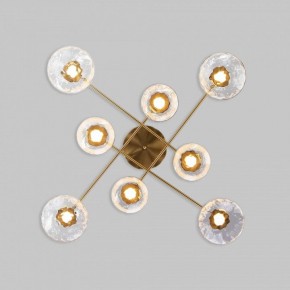 Потолочная люстра Eurosvet Ripple 50389 LED латунь в Снежинске - snezhinsk.mebel24.online | фото 3