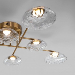 Потолочная люстра Eurosvet Ripple 50389 LED латунь в Снежинске - snezhinsk.mebel24.online | фото 6
