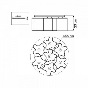Потолочная люстра Lightstar Nubi 802070 в Снежинске - snezhinsk.mebel24.online | фото 6