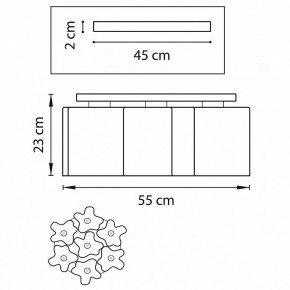 Потолочная люстра Lightstar Nubi 802077 в Снежинске - snezhinsk.mebel24.online | фото 2