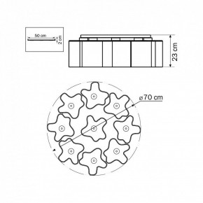 Потолочная люстра Lightstar Nubi 802090 в Снежинске - snezhinsk.mebel24.online | фото 5