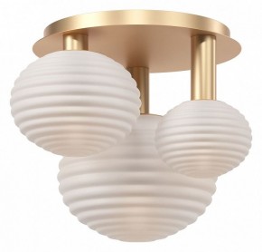 Потолочная люстра Maytoni Halo MOD268CL-03G в Снежинске - snezhinsk.mebel24.online | фото