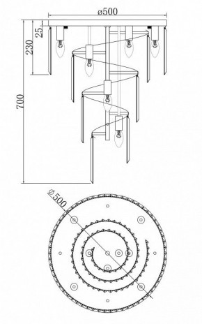 Потолочная люстра Maytoni Louis RC007CL-08CH в Снежинске - snezhinsk.mebel24.online | фото 3