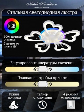 Потолочная люстра Natali Kovaltseva Hugo LED LAMPS 81133 в Снежинске - snezhinsk.mebel24.online | фото 6