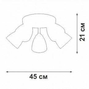 Потолочная люстра Vitaluce V4355 V4355-0/5PL в Снежинске - snezhinsk.mebel24.online | фото 4