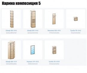 Прихожая Карина (модульная) в Снежинске - snezhinsk.mebel24.online | фото 2
