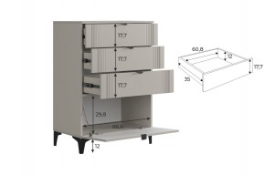 РИЧ Гостиная (модульная) кашемир в Снежинске - snezhinsk.mebel24.online | фото 6