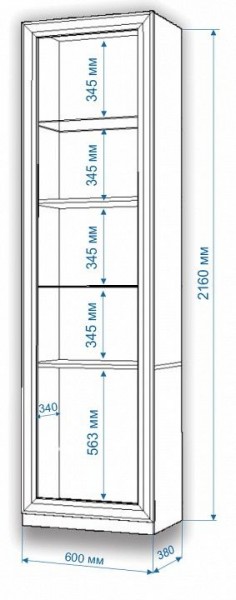 Шкаф для белья Нобиле ВтВ-ФГД-ФГК в Снежинске - snezhinsk.mebel24.online | фото 3