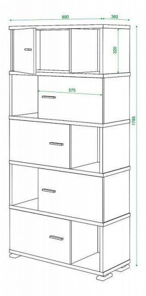 Шкаф комбинированный Домино СБ-30/5 в Снежинске - snezhinsk.mebel24.online | фото 3