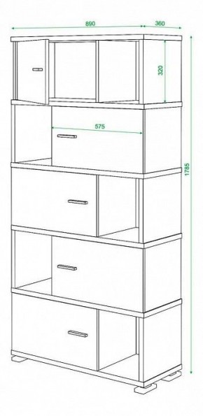 Шкаф комбинированный Домино СБ-30/5 в Снежинске - snezhinsk.mebel24.online | фото 3