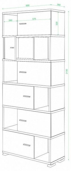 Шкаф комбинированный Домино СБ-30/6 в Снежинске - snezhinsk.mebel24.online | фото 3