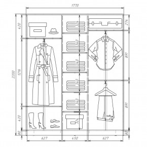 Шкаф-купе ХИТ 22-4-18-111 (420) в Снежинске - snezhinsk.mebel24.online | фото 2