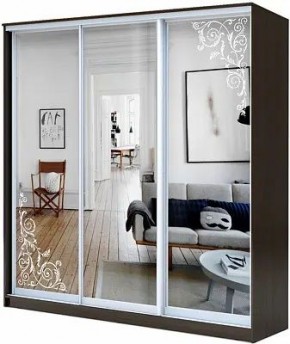 Шкаф-купе ХИТ 23-4-18-656 ОРНАМЕНТ в Снежинске - snezhinsk.mebel24.online | фото