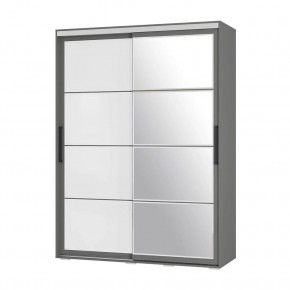 Шкаф-купе Крафт-6 1.6 м ШКК-06 (графит) в Снежинске - snezhinsk.mebel24.online | фото 3