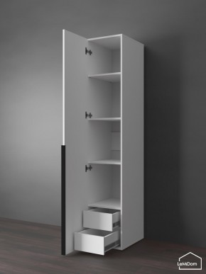 Шкаф Linnea MHR-1-3 2050х400х510 (Белый-М 11.1.2) в Снежинске - snezhinsk.mebel24.online | фото 6