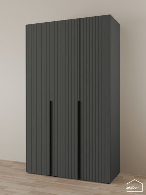 Шкаф Linnea MHR-3-1 2050х1200х510 (Графит-М 11.1.25) в Снежинске - snezhinsk.mebel24.online | фото