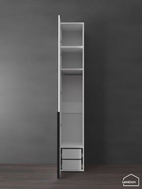 Шкаф с антресолью Linnea MHR-1A-3 2450х400х510 (Белый-М 11.1.2) в Снежинске - snezhinsk.mebel24.online | фото 5
