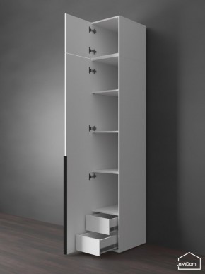 Шкаф с антресолью Linnea MHR-1A-4 2450х400х510 (Белый-М 11.1.2) в Снежинске - snezhinsk.mebel24.online | фото 5