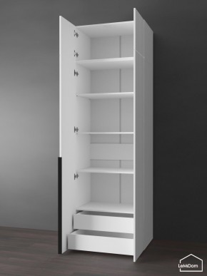 Шкаф с антресолью Linnea MHR-2A-4 2450х800х510 (Белый-М 11.1.2) в Снежинске - snezhinsk.mebel24.online | фото 5