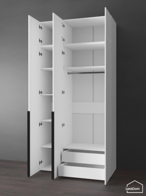Шкаф с антресолью Linnea MHR-3A-2 2450х1200х510 (Белый-М 11.1.1) в Снежинске - snezhinsk.mebel24.online | фото 5