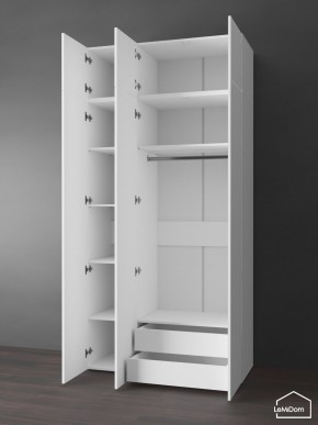 Шкаф с антресолью Linnea MHR-3POA-2 2450х1200х510 (Белый-М 11.1.2) в Снежинске - snezhinsk.mebel24.online | фото 5