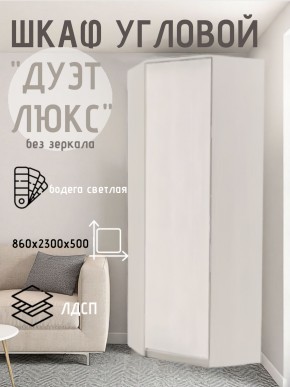 Шкаф угловой Дуэт Люкс без зеркала в Снежинске - snezhinsk.mebel24.online | фото