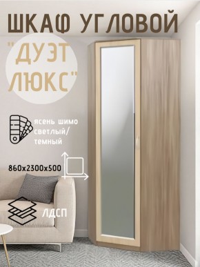 Шкаф угловой Дуэт Люкс с зеркалом в Снежинске - snezhinsk.mebel24.online | фото 3