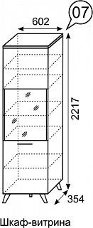 Шкаф-витрина София 7 в Снежинске - snezhinsk.mebel24.online | фото 3