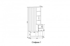 СТЕФАНИ-1 Прихожая в Снежинске - snezhinsk.mebel24.online | фото 2