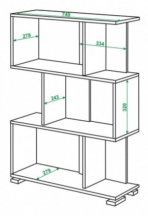 Стеллаж Домино нельсон СЛ-5-3 в Снежинске - snezhinsk.mebel24.online | фото 2